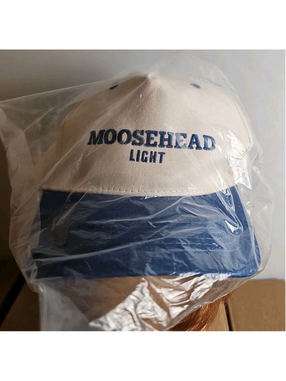 Moose Light Moosehead Beer Hat Cap Snapback Adjustable New With Tags Promo